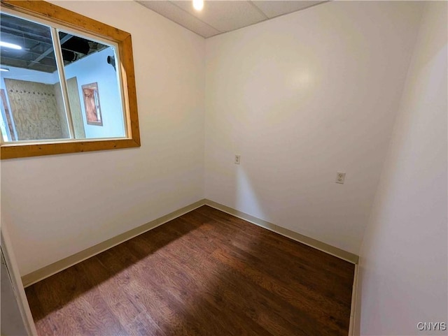 3377 Beeman Hollow Rd, Erwin, NY 14801 - empty room with dark wood-type flooring and baseboards