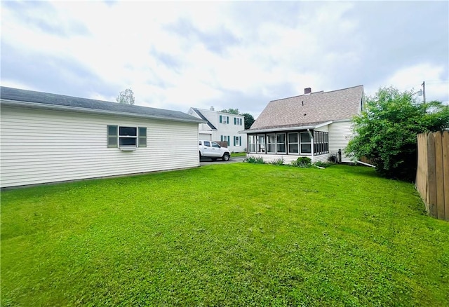 305 S Hoffman St, Elmira-City, NY 14904 - view of yard with a sunroom