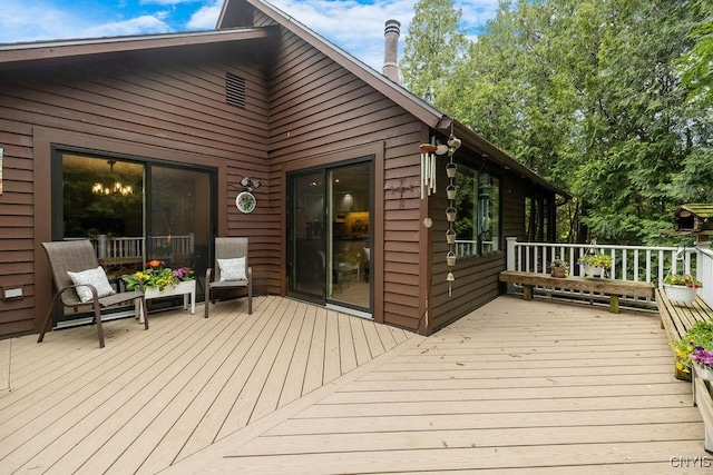 4962 Tall Oaks Dr, Manlius, NY 13066 - view of wooden terrace
