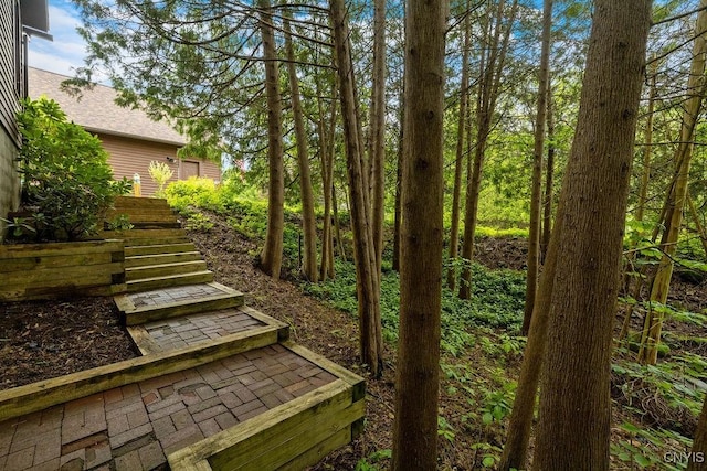 4962 Tall Oaks Dr, Manlius, NY 13066 - view of yard featuring stairs