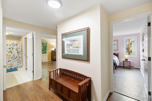 4962 Tall Oaks Dr, Manlius, NY 13066 - hall with light wood finished floors and baseboards