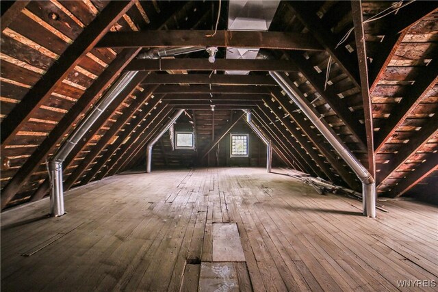 421 E Utica St, Buffalo, NY 14208 - view of unfinished attic