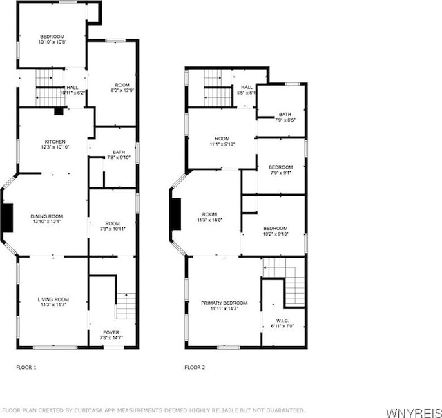 421 E Utica St, Buffalo, NY 14208 - floor plan / room layout