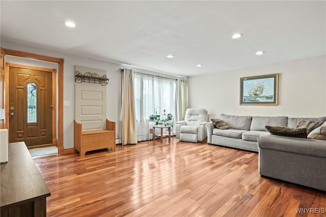 79 Windermere Blvd, Amherst, NY 14226 - living room with light wood finished floors and recessed lighting