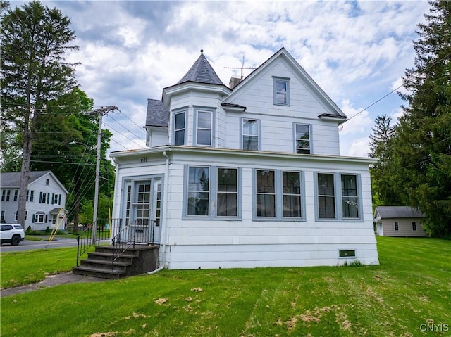 611 Turin St, Rome-Inside, NY 13440 - victorian house with a front lawn
