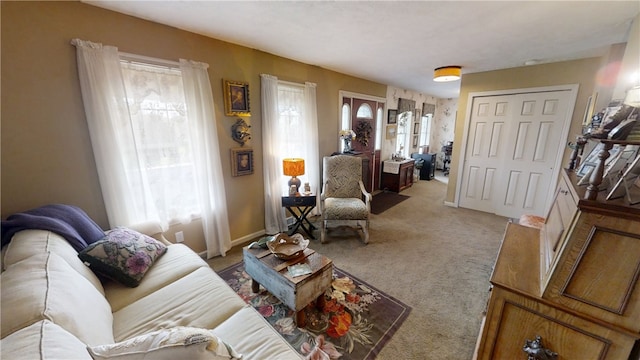 7404 Bonney Hill Rd, Hamilton, NY 13346 - living area with carpet flooring