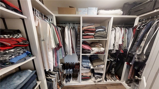 7404 Bonney Hill Rd, Hamilton, NY 13346 - spacious closet with wood finished floors