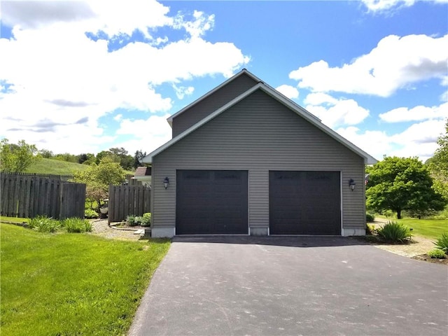 7404 Bonney Hill Rd, Hamilton, NY 13346 - garage with asphalt driveway