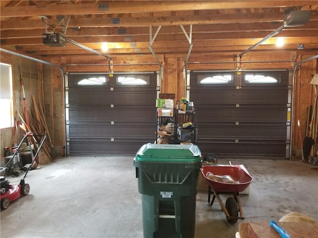7404 Bonney Hill Rd, Hamilton, NY 13346 - garage with a garage door opener