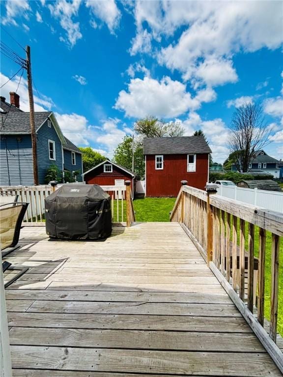 145 Decatur St, Corning-City, NY 14830 - view of wooden deck