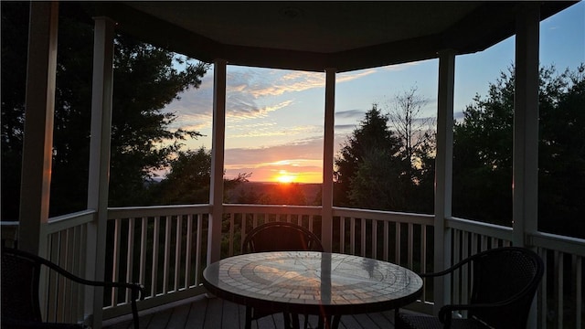 746 Gospel Hill Rd, Guilford, NY 13780 - view of sunroom / solarium