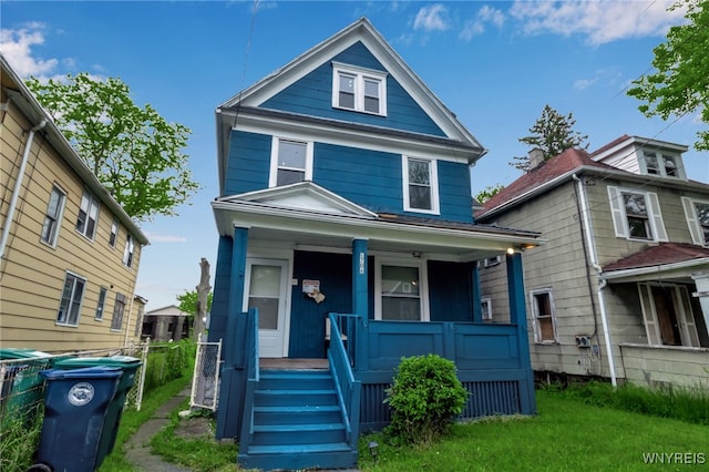 1706 Whitney Ave, Niagara Falls, NY 14301 - traditional style home with a porch