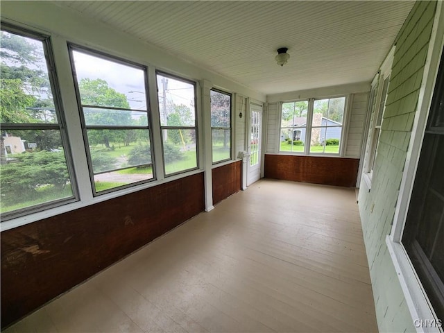 768 Crow Hill Rd, Skaneateles, NY 13152 - unfurnished sunroom featuring hardwood / wood-style flooring