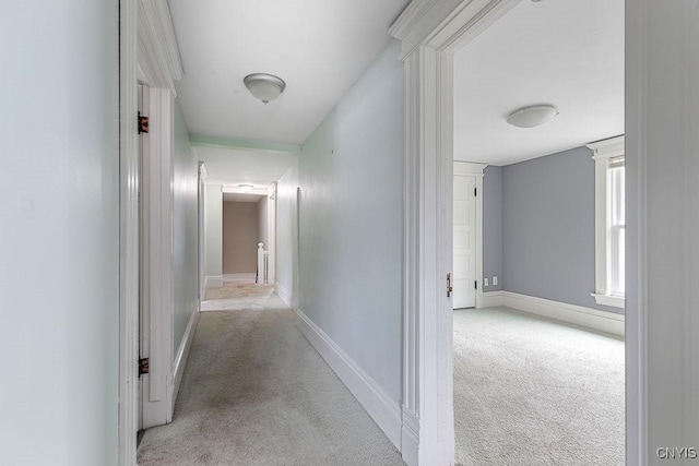 264 S 5th St, Fulton, NY 13069 - hall featuring carpet flooring and baseboards