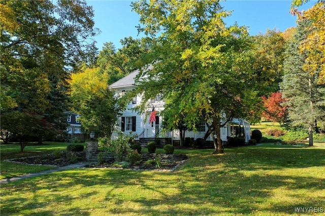 80 Lake St, Urbana, NY 14840 - view of front of property featuring a front lawn