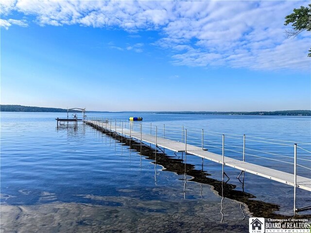 6007 Tinkertown Dr, Chautauqua, NY 14728 - dock area with a water view