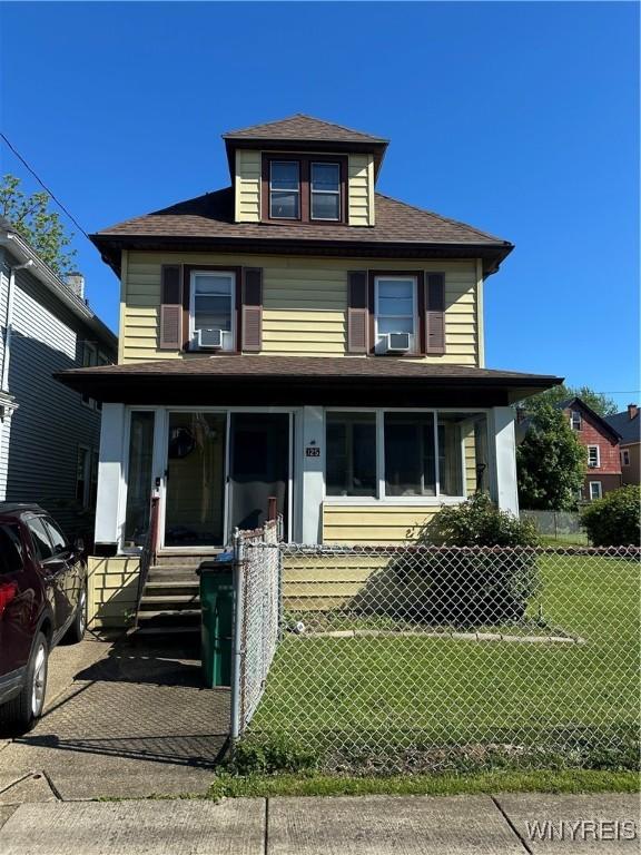 125 Spaulding St, Buffalo, NY 14220 - traditional style home with cooling unit and roof with shingles