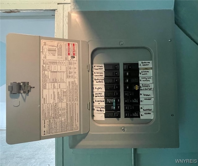 500 Massachusetts Ave, Buffalo, NY 14213 - utility room with electric panel