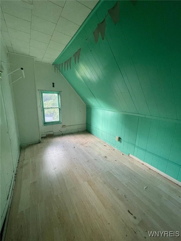 500 Massachusetts Ave, Buffalo, NY 14213 - additional living space featuring wood finished floors and vaulted ceiling