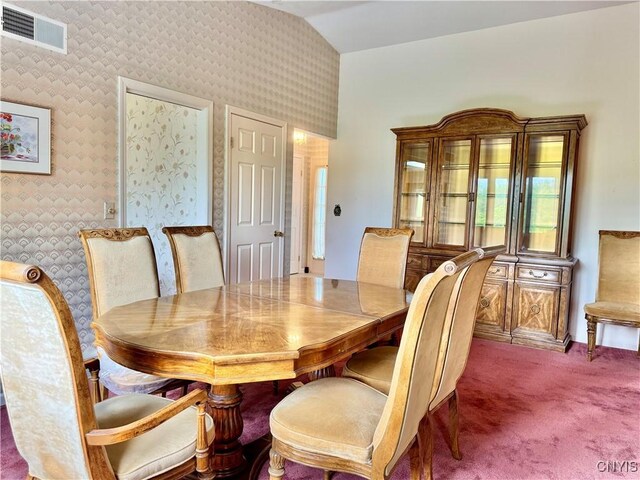 111 Spyglass Ln, Manlius, NY 13066 - carpeted dining room featuring wallpapered walls