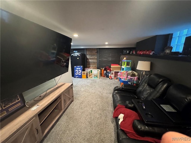 251 Minnesota Ave, Buffalo, NY 14215 - living room with carpet floors and recessed lighting
