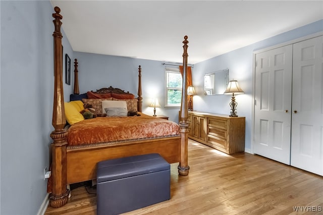 7066 E Ln, Boston, NY 14057 - bedroom with light wood finished floors and a closet