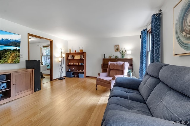 7066 E Ln, Boston, NY 14057 - living area with light wood-style floors