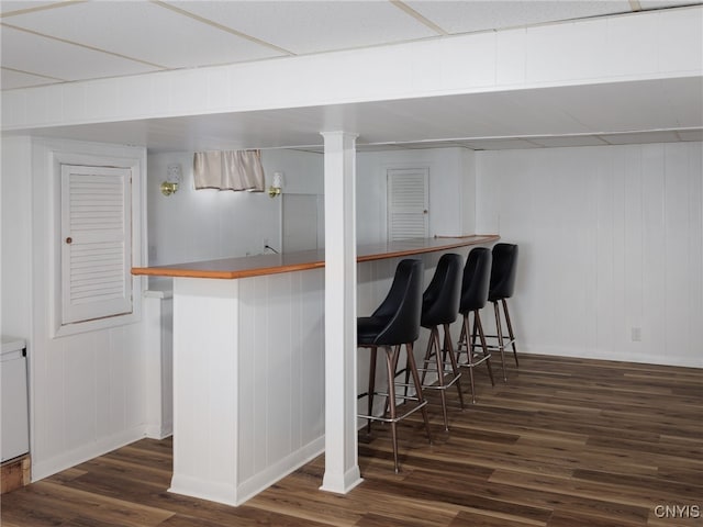 1120 Temple St, Watertown-City, NY 13601 - indoor bar featuring wood finished floors and baseboards