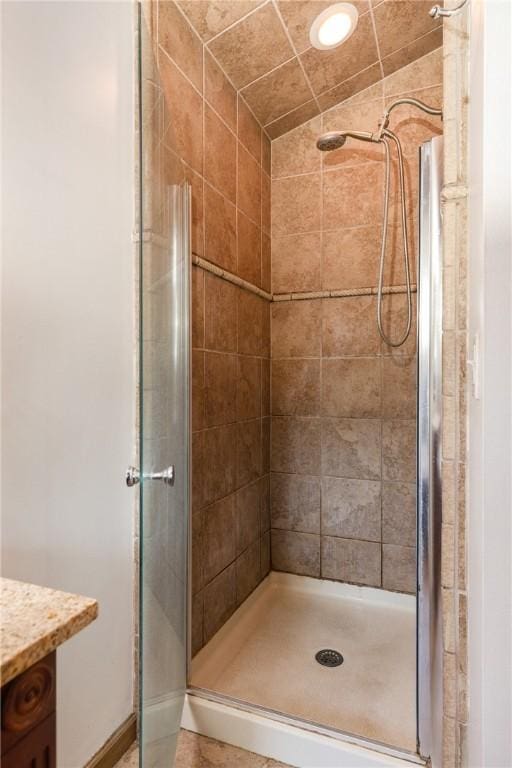 676 County Road 64, Big Flats, NY 14903 - bathroom featuring a shower stall and vanity