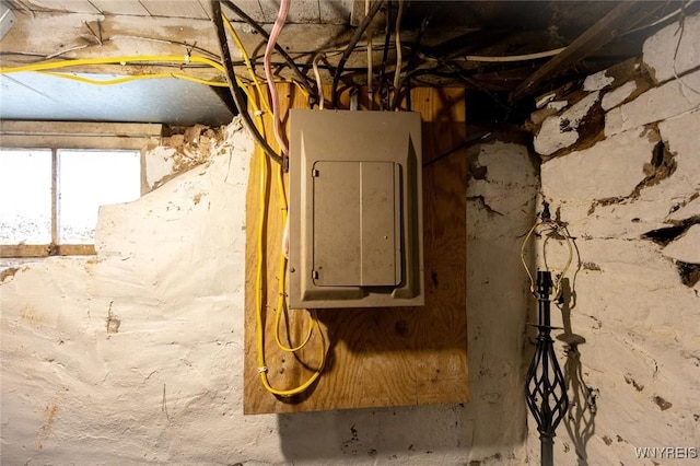 70 Minard St, Lockport-City, NY 14094 - utility room featuring electric panel