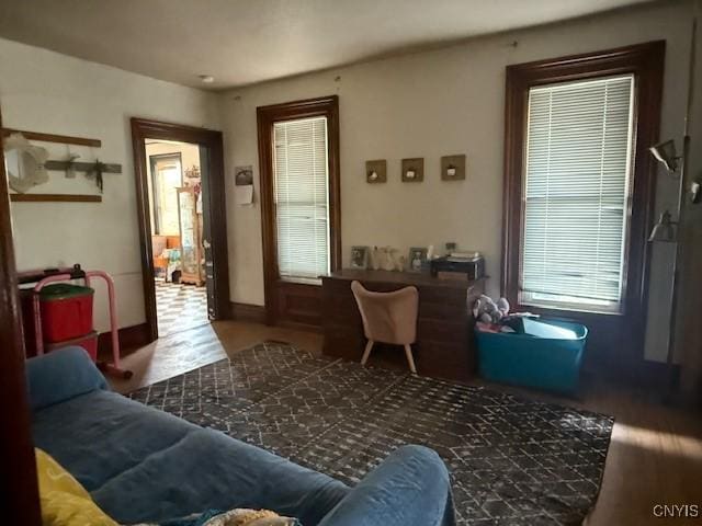 322 Eastern Ave, Herkimer, NY 13350 - living area with wood finished floors