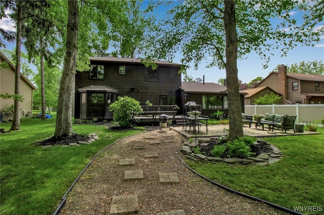 234 Misty Ln, Amherst, NY 14051 - back of house featuring a patio and a gazebo