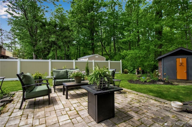 234 Misty Ln, Amherst, NY 14051 - view of patio featuring outdoor lounge area