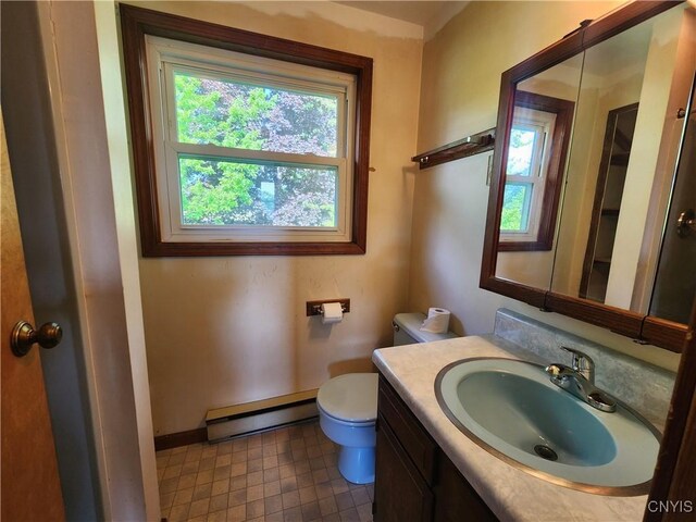 6 Heather Woods Ct, Skaneateles, NY 13152 - bathroom with a baseboard heating unit and vanity