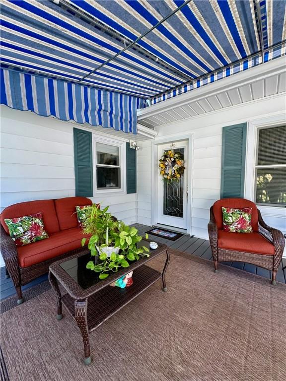 119 Park Ter, Big Flats, NY 14845 - view of patio / terrace with an outdoor hangout area