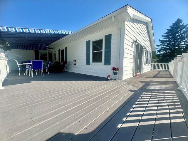 119 Park Ter, Big Flats, NY 14845 - deck featuring outdoor dining area