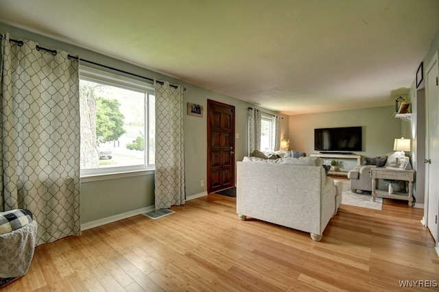 12 S Huxley Dr, Cheektowaga, NY 14225 - living area featuring light wood finished floors and baseboards