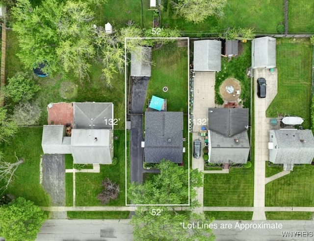 12 S Huxley Dr, Cheektowaga, NY 14225 - aerial overview of property's location featuring property boundaries highlighted