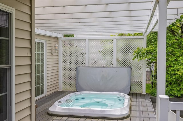 1108 Brick Landing Pl, Webster, NY 14580 - deck featuring a pergola