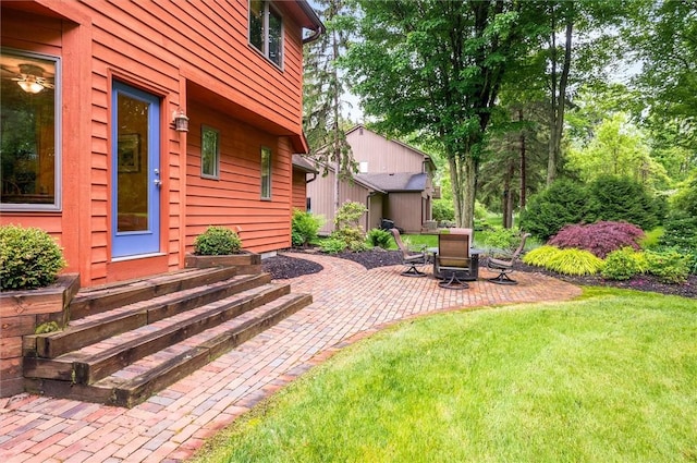 41 Pond Valley Cir, Penfield, NY 14526 - view of patio with entry steps