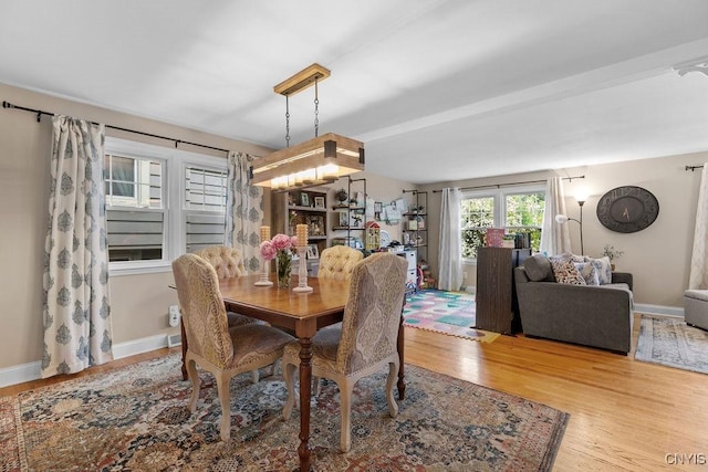 622 Stinard Ave, Syracuse, NY 13207 - dining area with wood finished floors and baseboards
