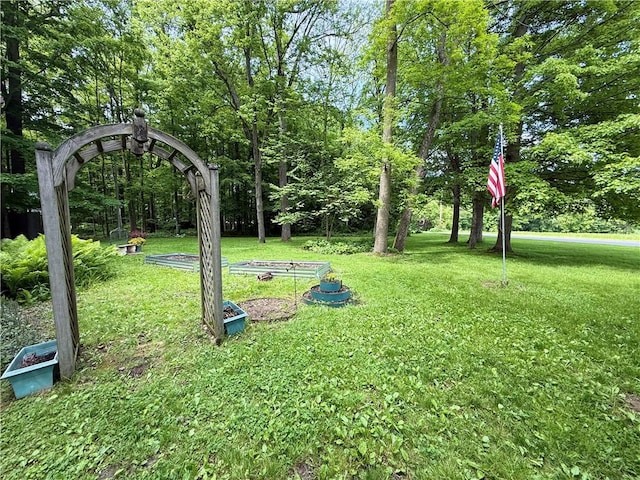 1476 Grange Hall Rd, Junius, NY 14532 - view of grassy yard