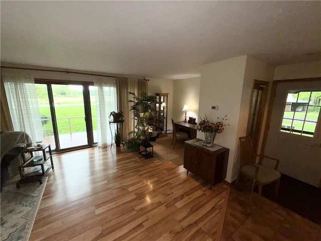 1476 Grange Hall Rd, Junius, NY 14532 - living area featuring healthy amount of natural light and light wood-style flooring