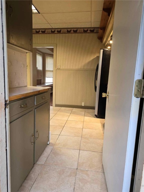 32 Vermont St, Bath, NY 14810 - hall with light tile patterned floors