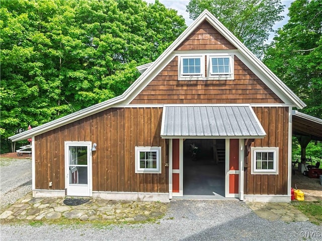 28 Bridge St, Albion, NY 13302 - view of front of property with a garage