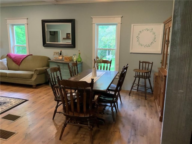 33 Hardy Hill Rd, Andover, NY 14806 - dining space featuring wood finished floors and healthy amount of natural light