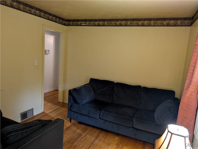 161 W Florence Ave, Syracuse, NY 13205 - living room featuring hardwood / wood-style flooring and baseboards