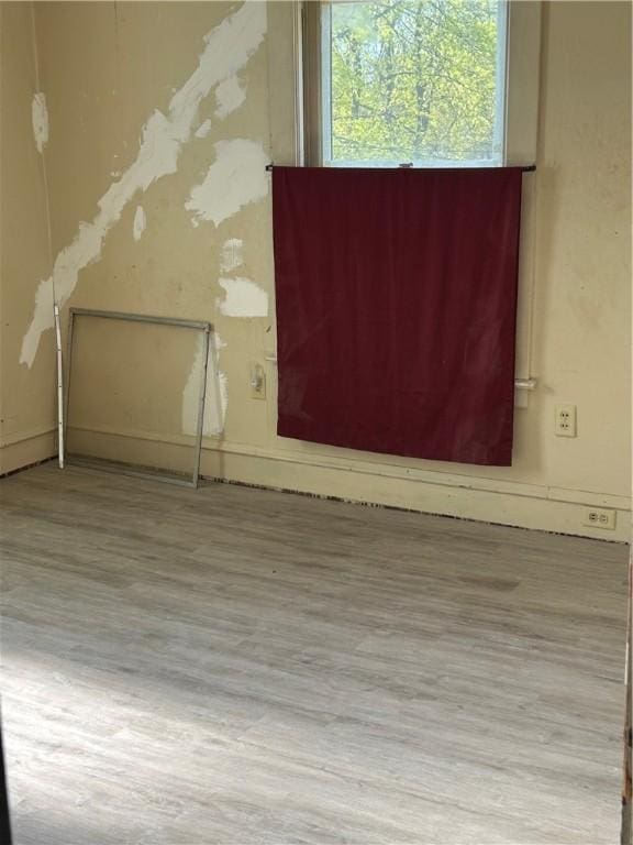 1227 Lake St, Elmira-City, NY 14901 - unfurnished room featuring wood finished floors and baseboards