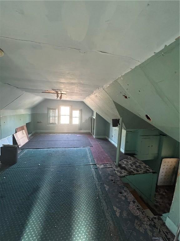 1227 Lake St, Elmira-City, NY 14901 - bonus room with lofted ceiling