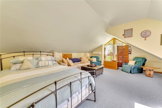 2555 County Highway 22, Richfield, NY 13439 - bedroom featuring lofted ceiling and carpet floors